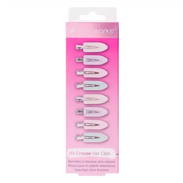 BW-NO CREASE HAIR CLIPS (PACK OF 8)