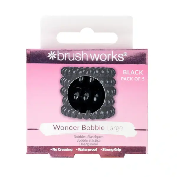 BW-WONDER BOBBLE LARGE BLACK (PACK OF 5)
