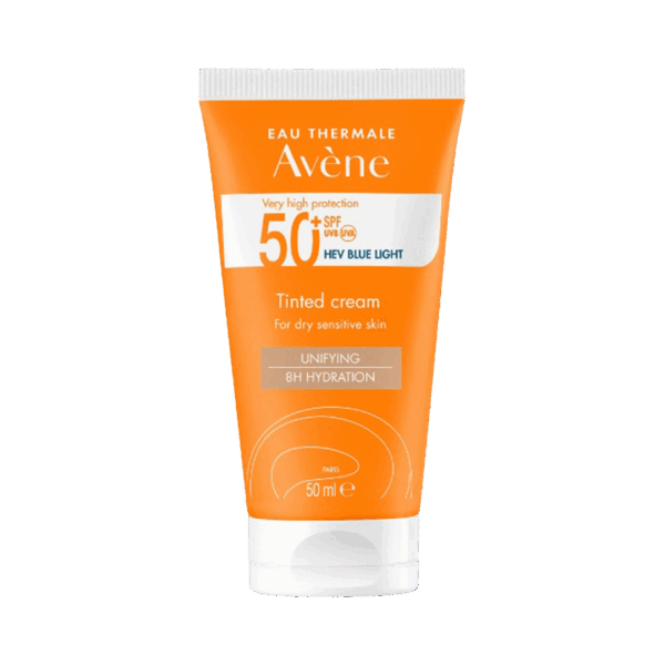 Avene Ultra Broad Spectrum SPF50+ Tinted Cream 50ml
أفين واقي الشمس كريم ملون 50 مل 1+1 مجانا