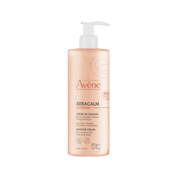 Avene Xeracalm Shower Cream 500ml
آفين زيرا كالم كريم استحمام مغذي للبشرة 500 مل