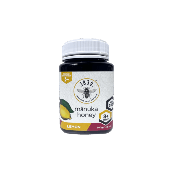 Triple Churned Manuka Honey 8+ Lemon 500mg
تربيل شارند عسل المانوكا 8+ ليمون 500 جم