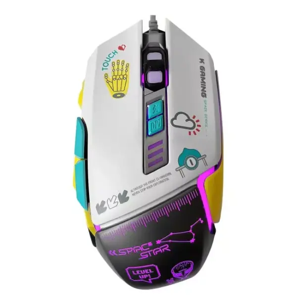 K-GAMING (M202) SPACE STAR RGB Wired Gaming Mouse